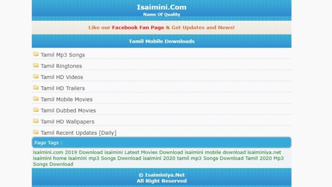 Isaimini | Latest Info & Updates About Isaimini Website