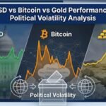 USD vs Bitcoin vs Gold Performance