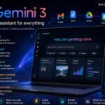 Gemini 3 AI interface showcasing multimodal features and Google Workspace integration