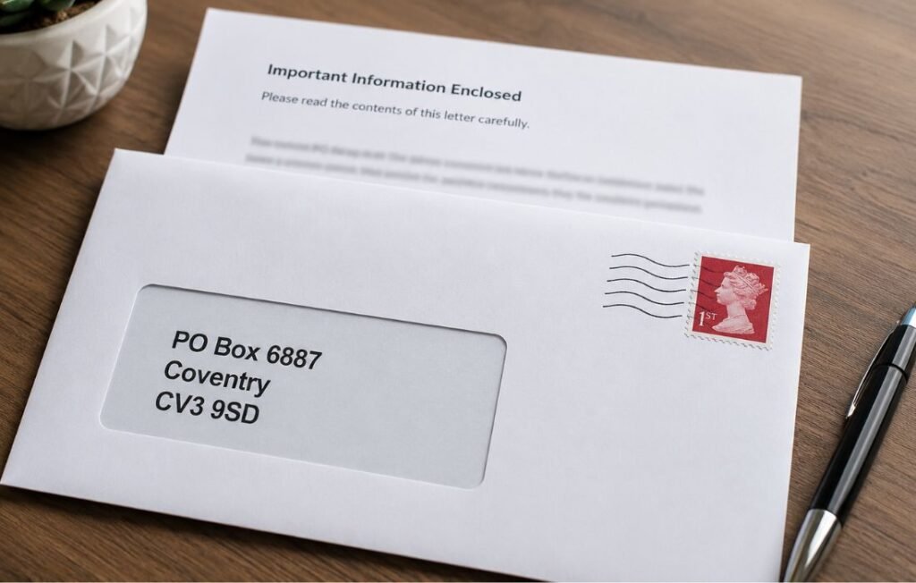 PO Box 6887 Coventry