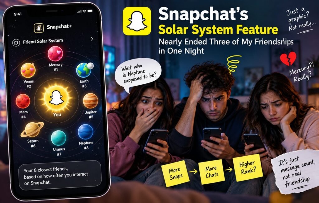 Snapchat's Solar System Feature
