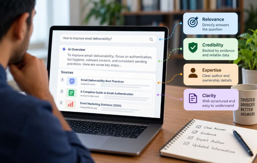 AI Search What Makes a Source Worth Citing